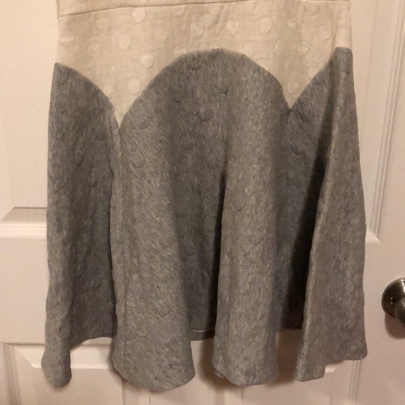 Everleigh Colorblock Polka Dot Skater Dress - Picture 3 of 6